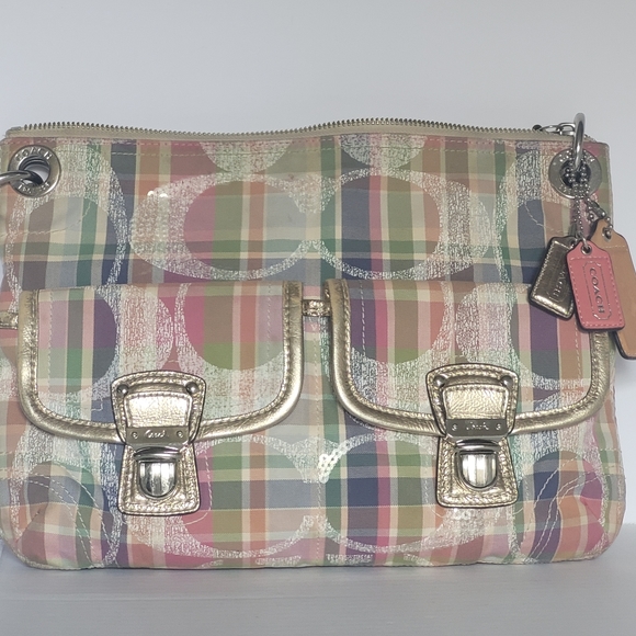 Coach Bags | Coach Daisy Plaid Shoulder Handbag | Poshmark
